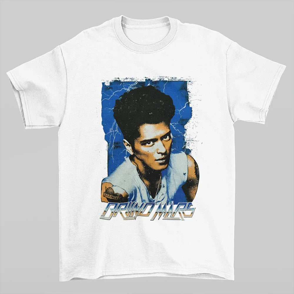 Camiseta Básica Bruno Mars Vintage