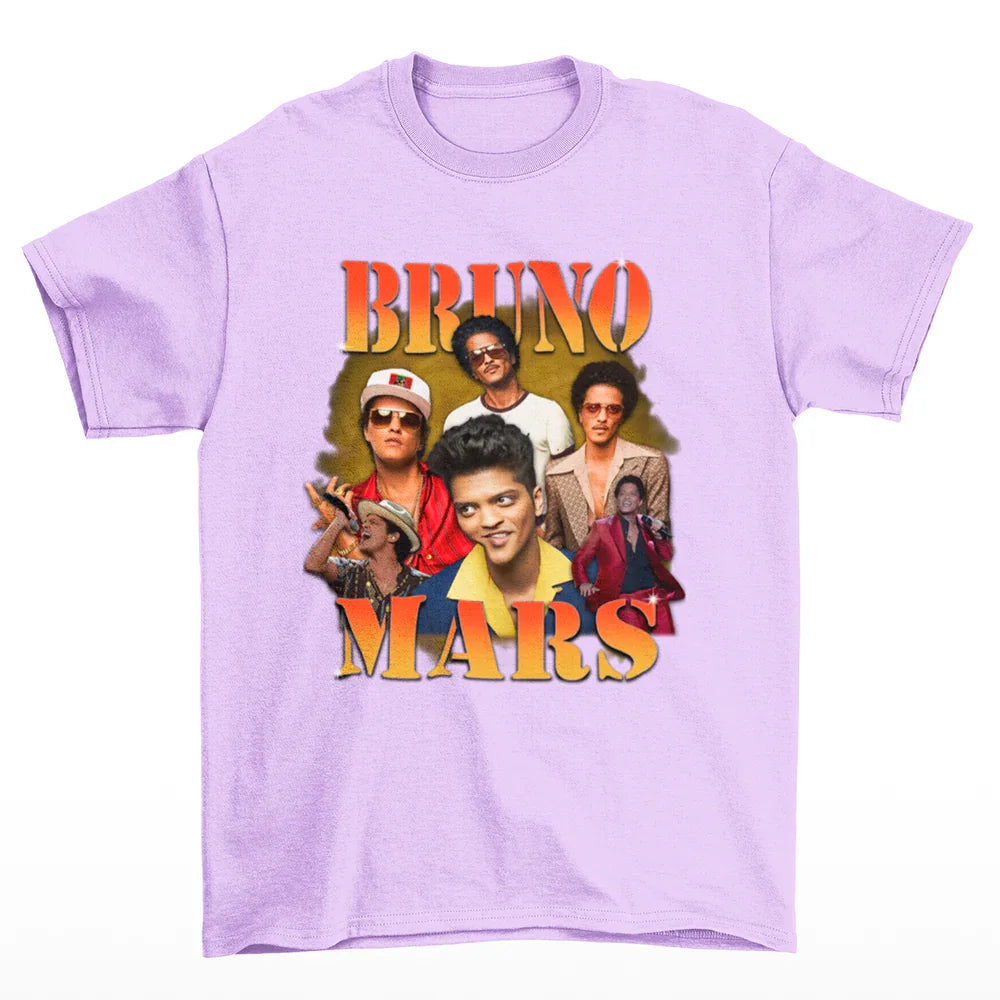 Camiseta Básica Bruno Mars Aesthetic