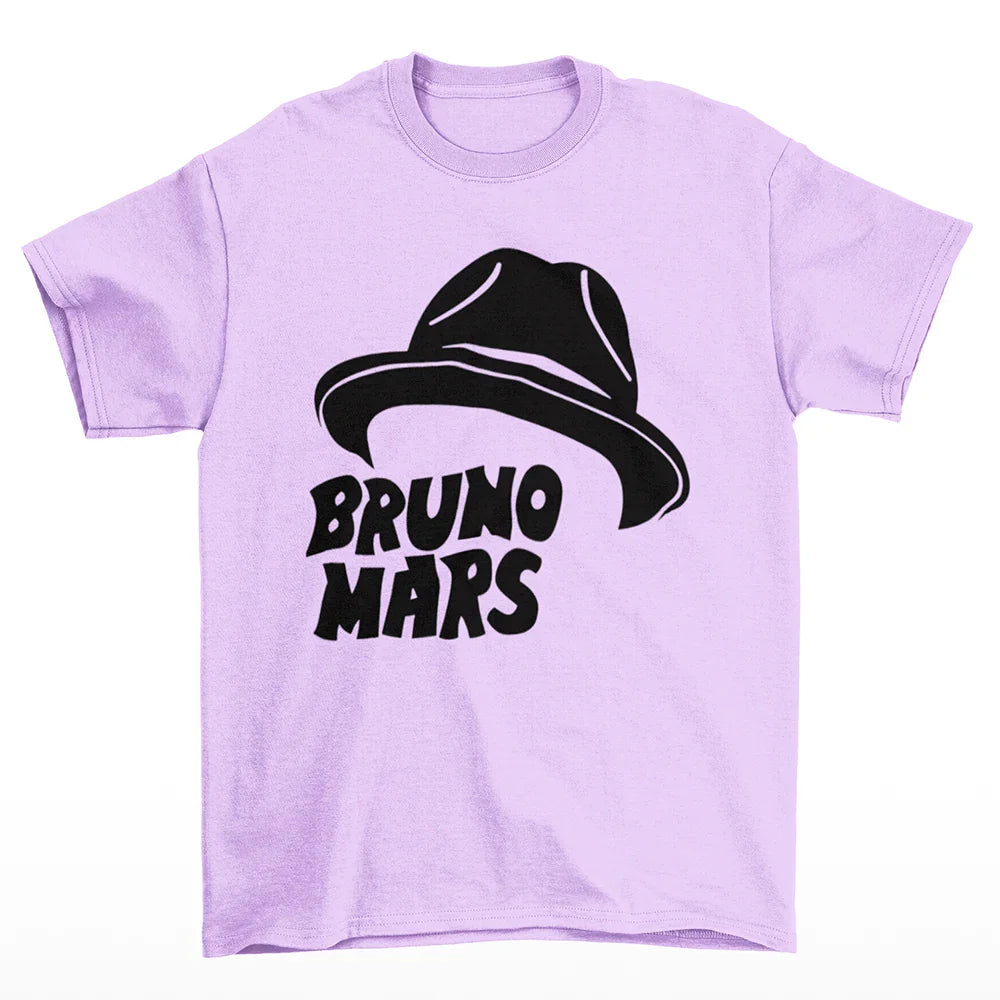 Camiseta Básica Chapéu Bruno Mars