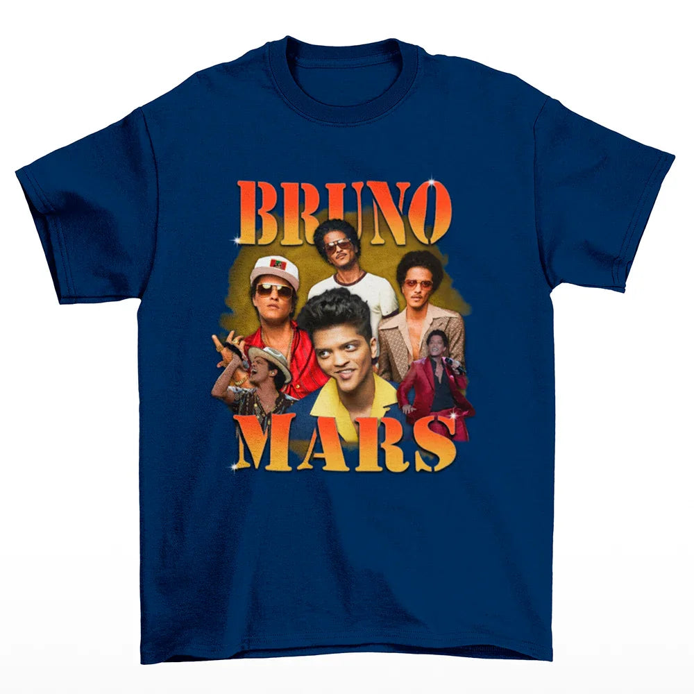 Camiseta Básica Bruno Mars Aesthetic
