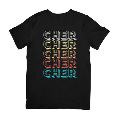 Camiseta cher Names - Preto