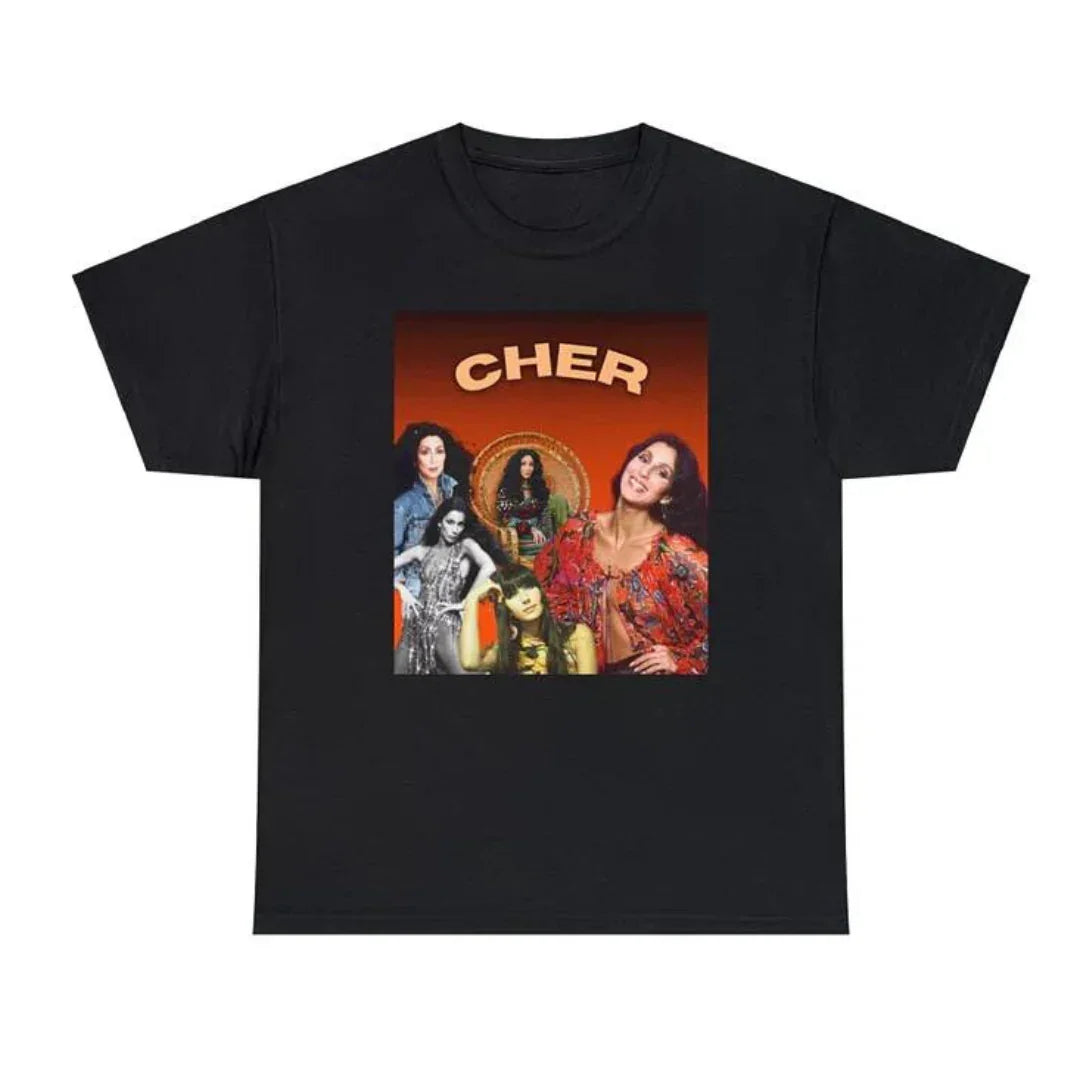 Camiseta Básica Cher Collab - Preto