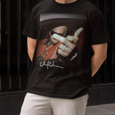 Camiseta Básica Chris Brown 11:11 Graphic- preto