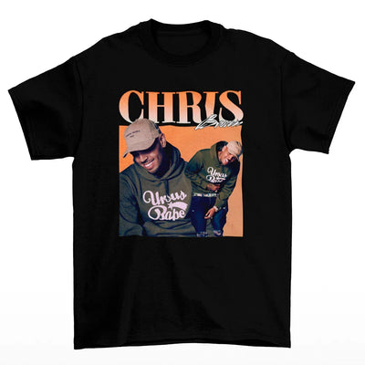 Camiseta Básica Chris Brown Retro Graphic
