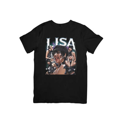 Camiseta Básica Lisa Collab Rockstar - preto