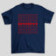 Camiseta Básica BTS Letters RPWPRPWP- azul-marinho