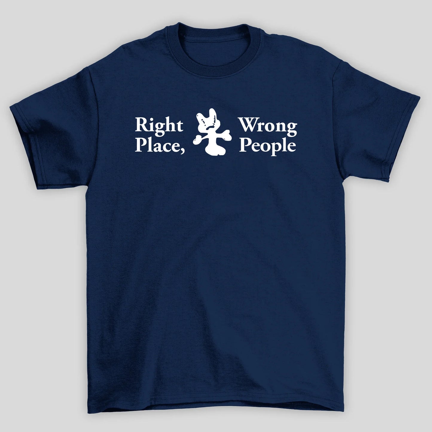 Camiseta Básica BTS Right People, Wrong Place- AZUL-MARINHO