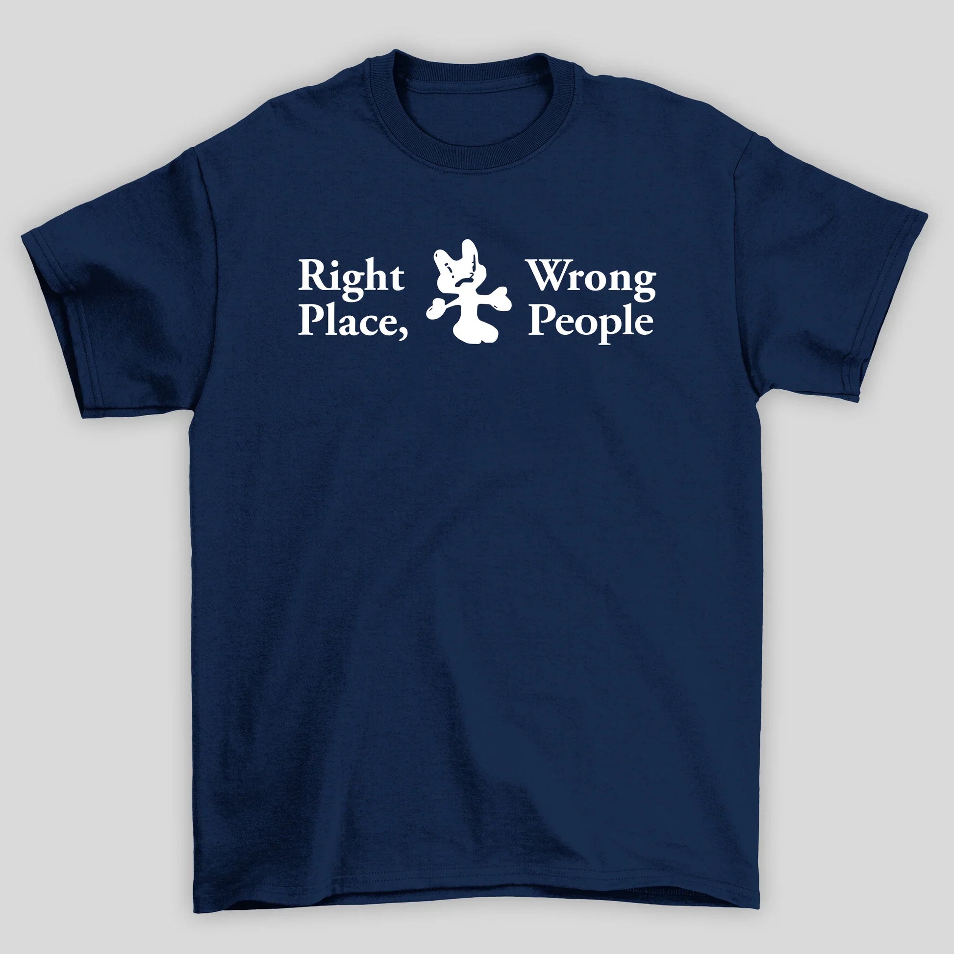 Camiseta Básica BTS Right People, Wrong Place- AZUL-MARINHO