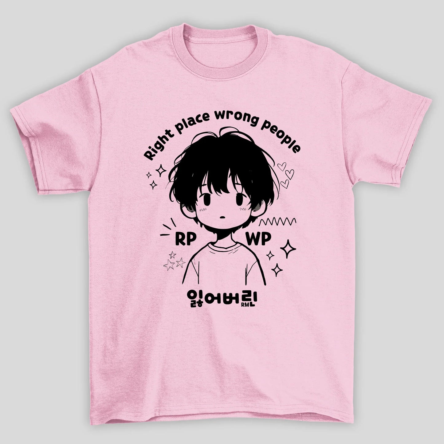 Camiseta Básica BTS RPWP-ROSA BEBE