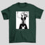 Camiseta Básica Christina Aguilera Stripped- verde