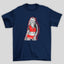 Camiseta Básica Christina Aguilera I Keep Quiet Azul Marinho