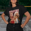 Camiseta Básica Christina Aguilera Vintage Retro- preto