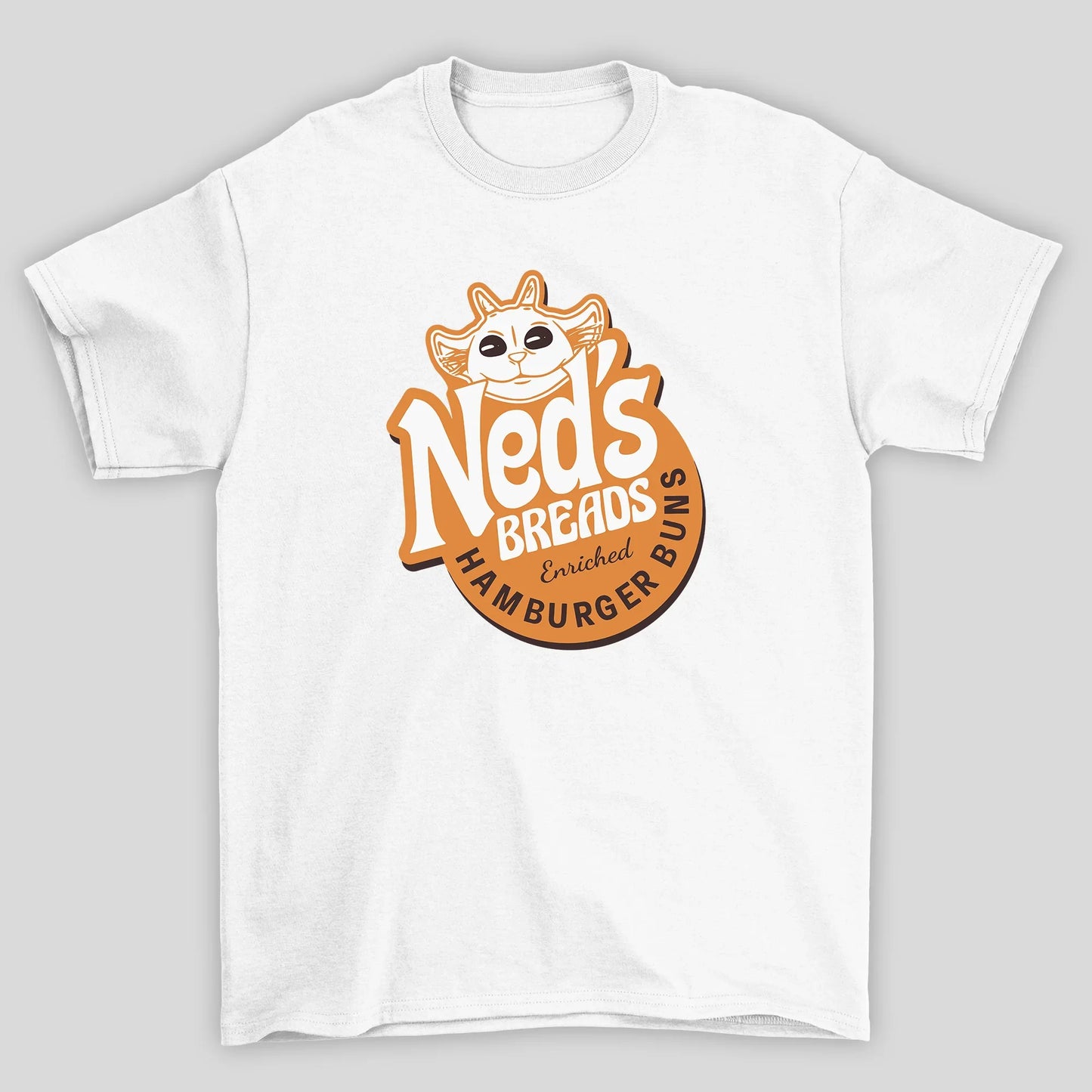Camiseta Básica Twenty One Pilots Ned's Breads- branco
