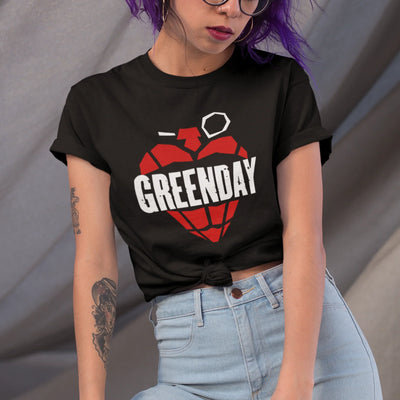 Camiseta Básica Green Day Rock