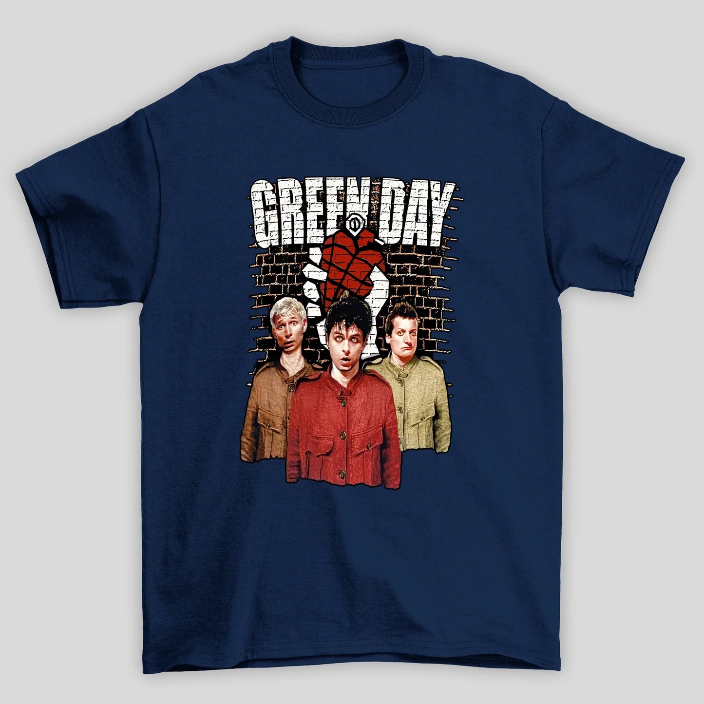 Camiseta Básica Green Day Banda Vintage 90's