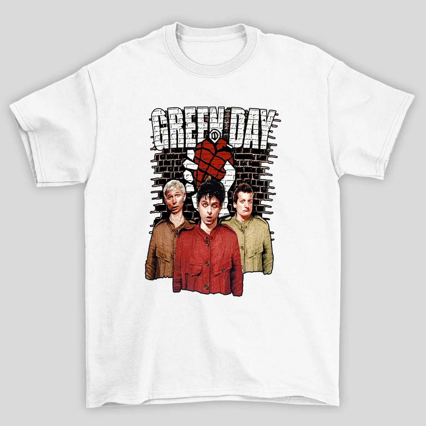 Camiseta Básica Green Day Banda Vintage 90's