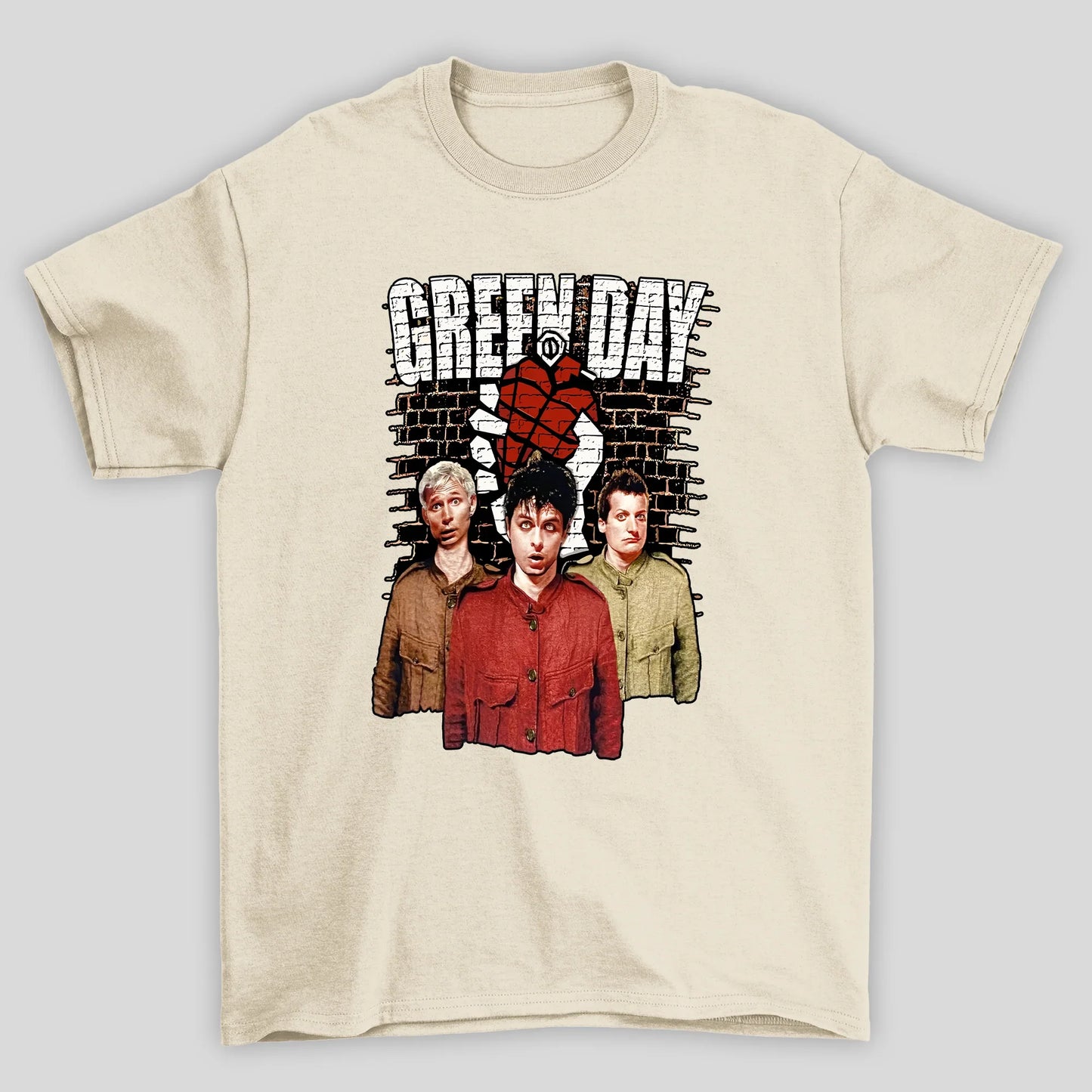 Camiseta Básica Green Day Banda Vintage 90's