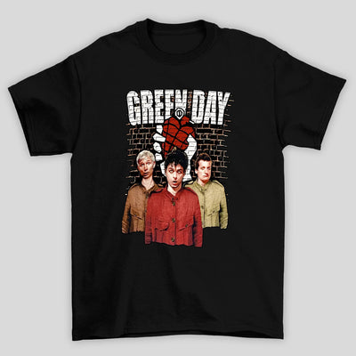 Camiseta Básica Green Day Banda Vintage 90's