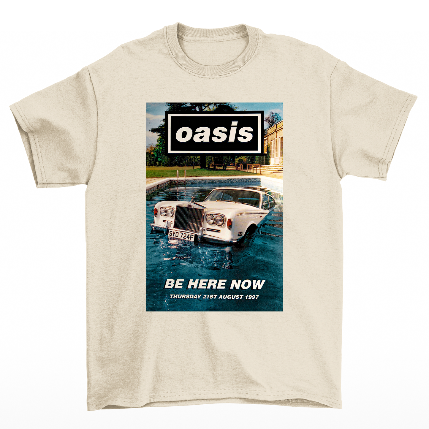 Camiseta Básica Be Here Now Oasis