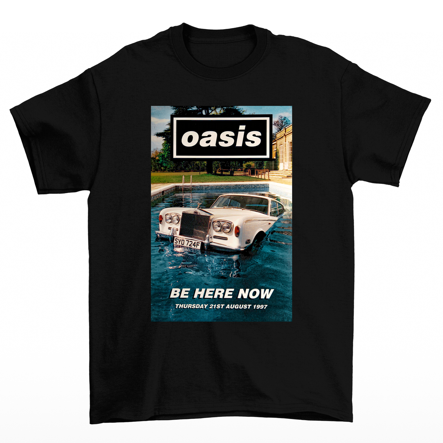 Camiseta Básica Be Here Now Oasis