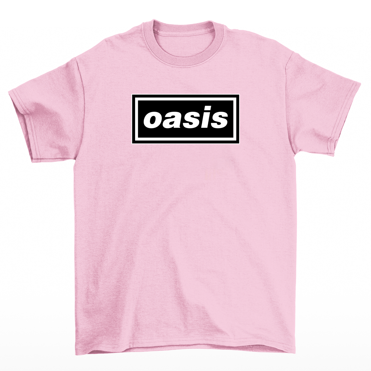 Camiseta Básica Logo Oasis Banda
