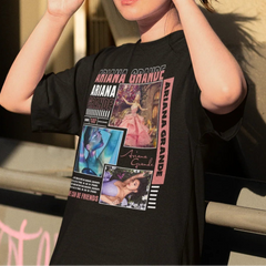 Camiseta Básica Ariana Grande Graphic Design W.C.B.F