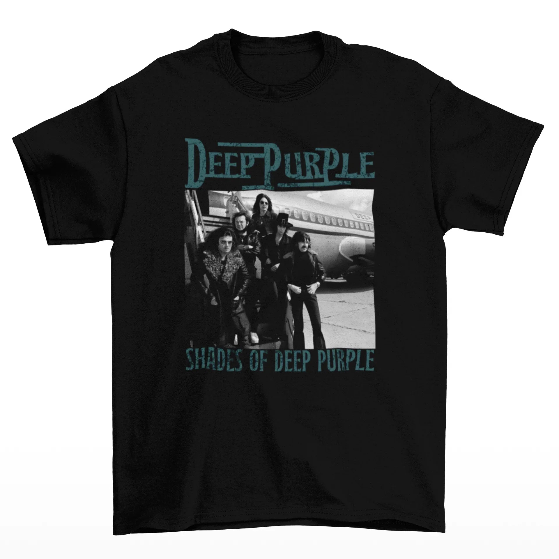 Camiseta Básica Deep Purple Shades-PRETO