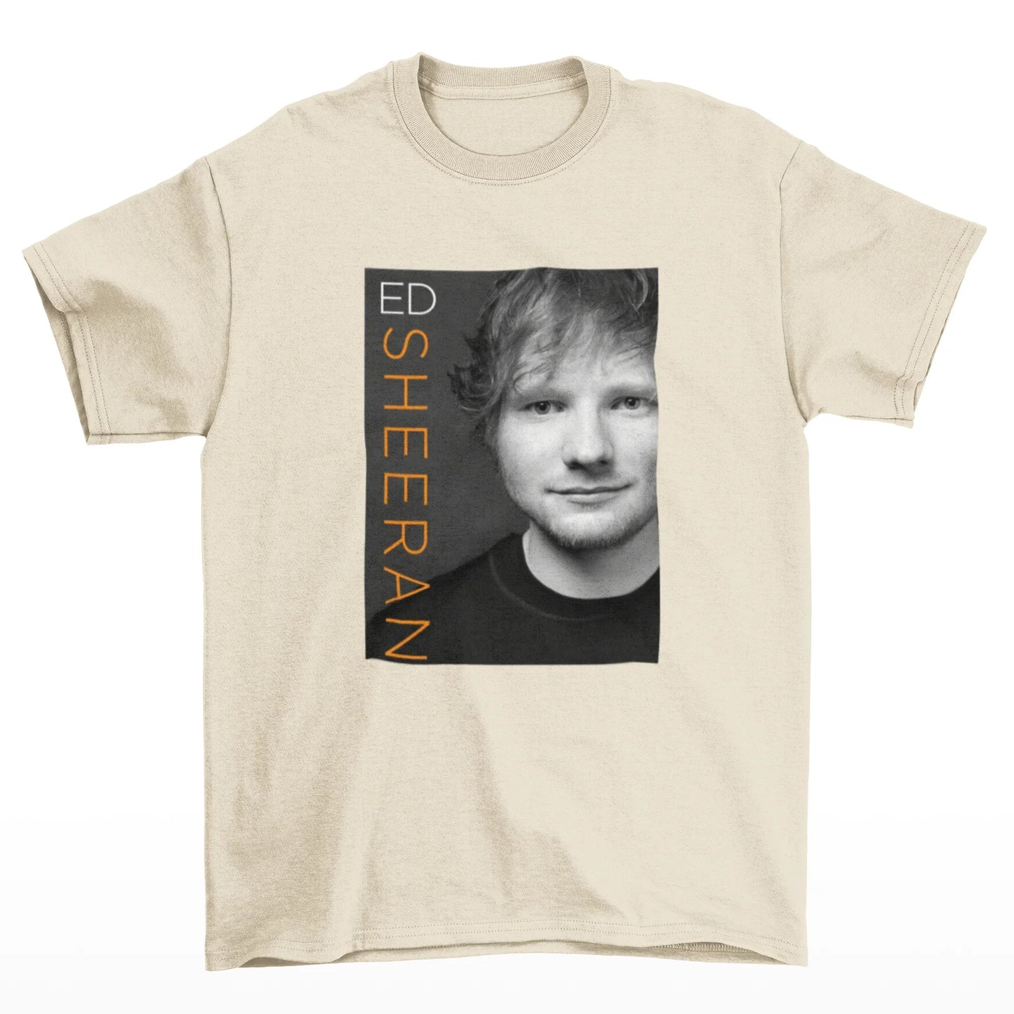 Camiseta Básica Ed Sheeran P&B Pérola 
