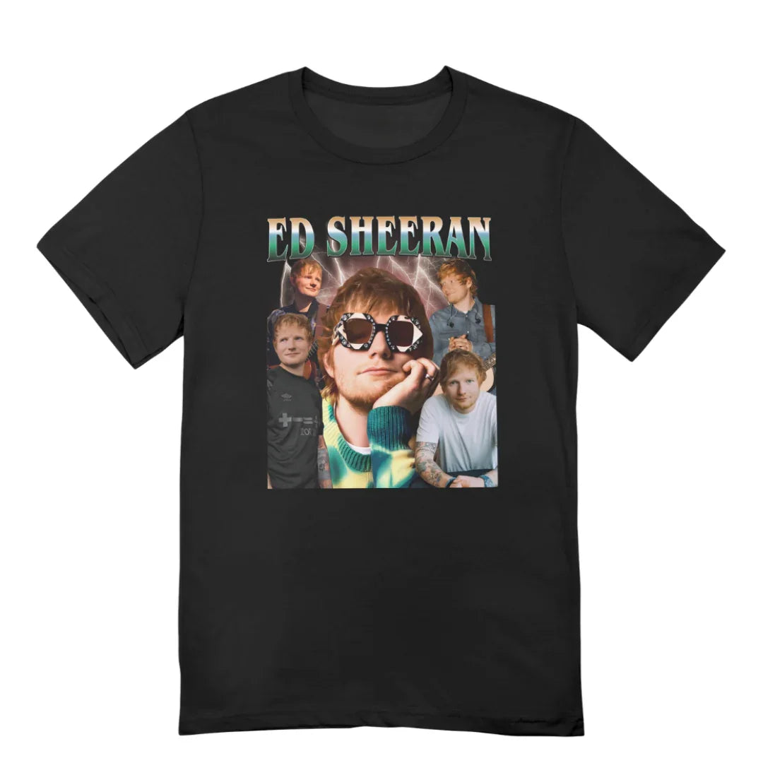 Camiseta Básica Ed Sheeran Tour 2024 Preto
