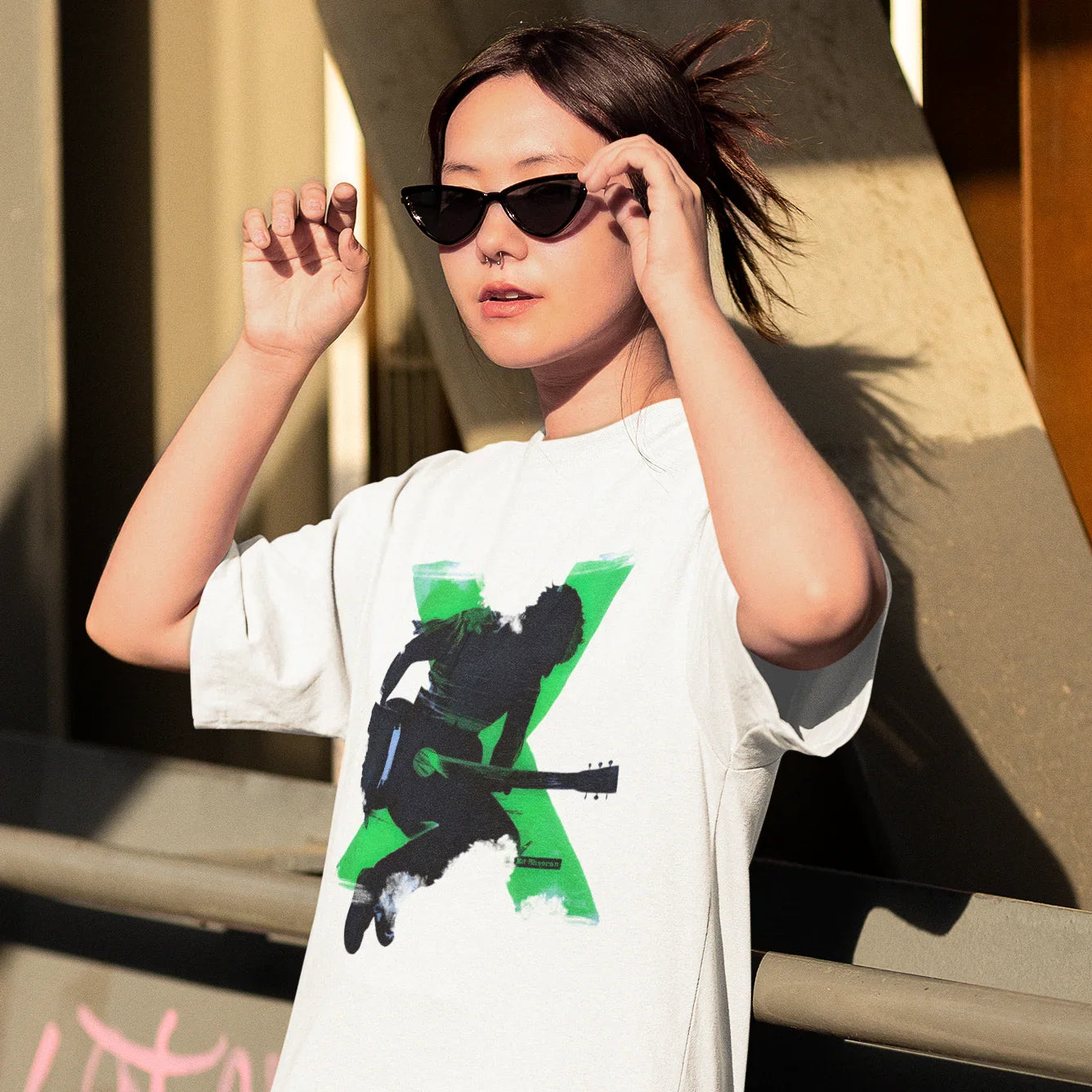 Camiseta Básica Ed Sheeran X Branco