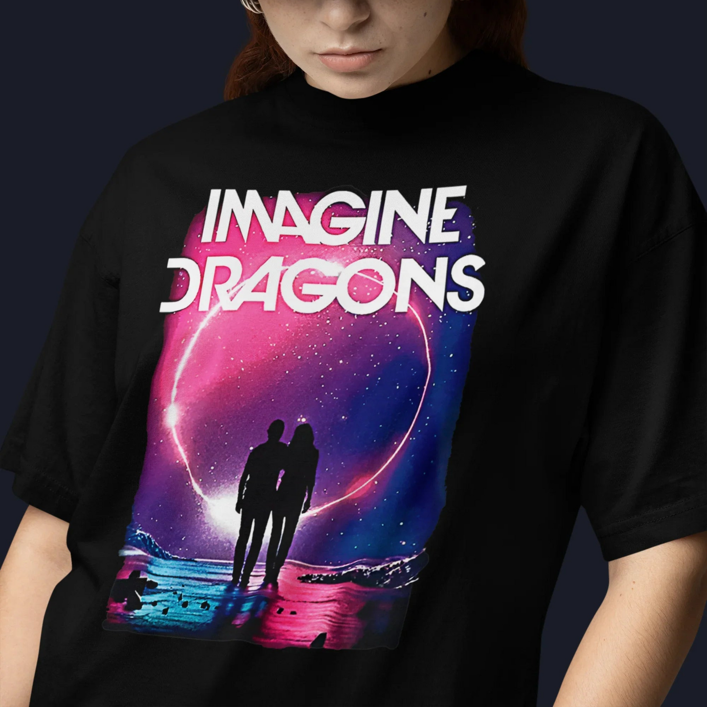 Camiseta Básica Imagine Dragons Evolve World Tour Vintage