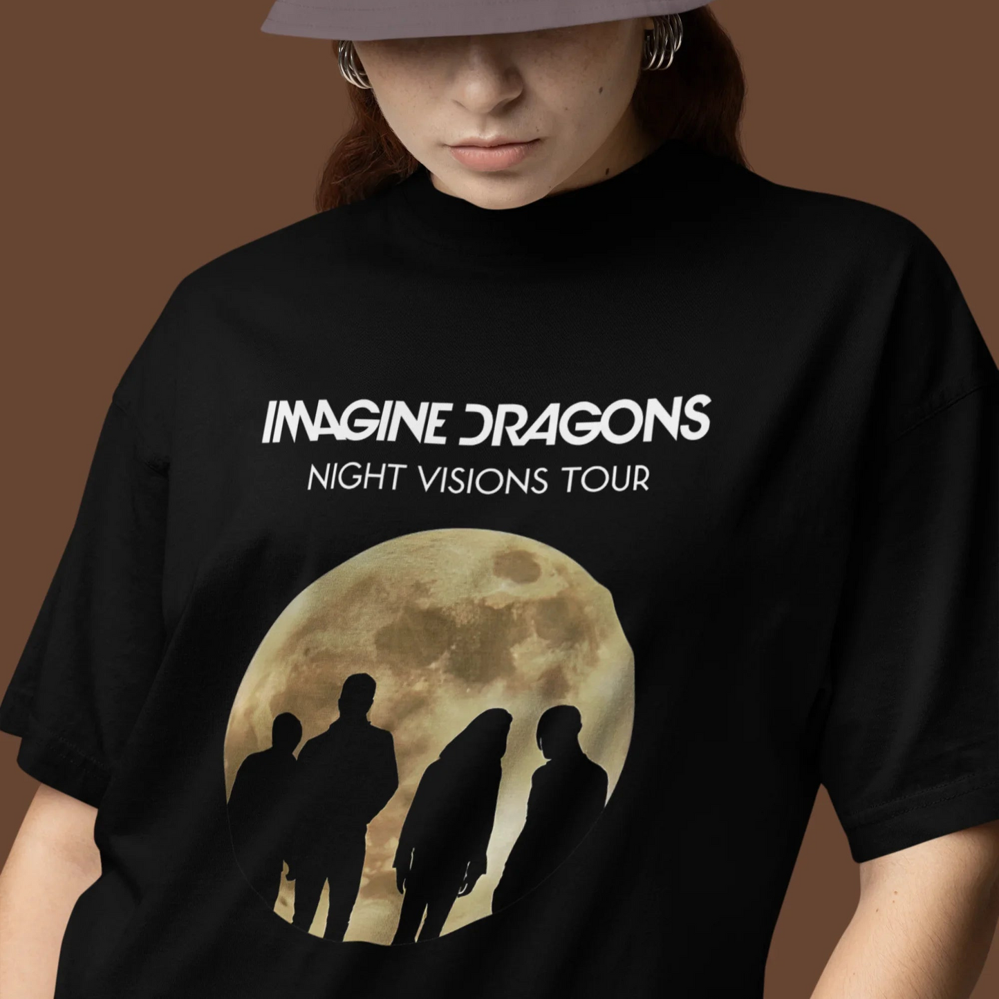 Camiseta Básica Imagine Dragons Night Visions Tour