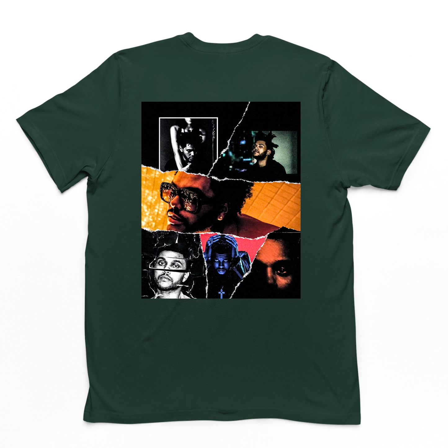 Camiseta Básica The Weeknd Vintage Graphics - verde