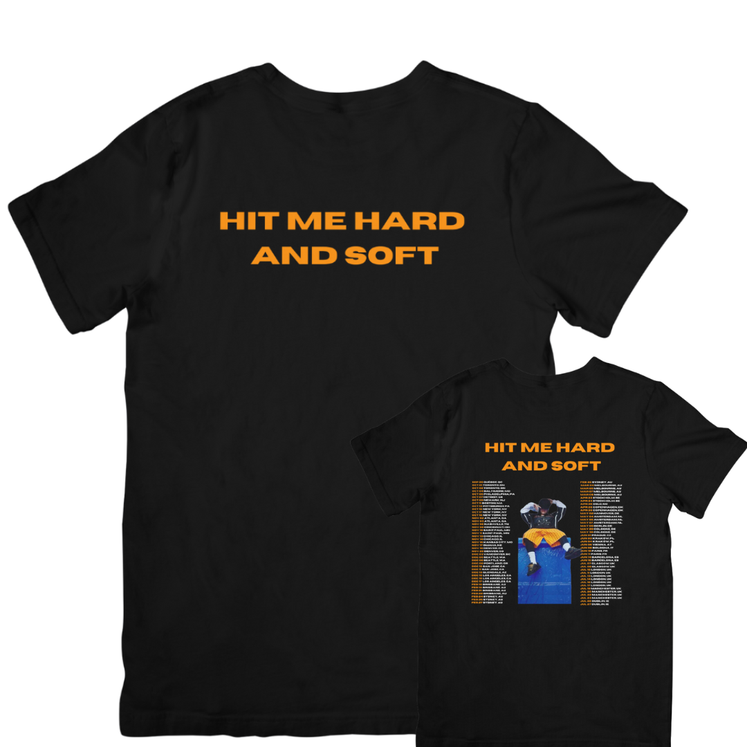 Camiseta Básica Billie Eilish Novo Album Merch - Preto