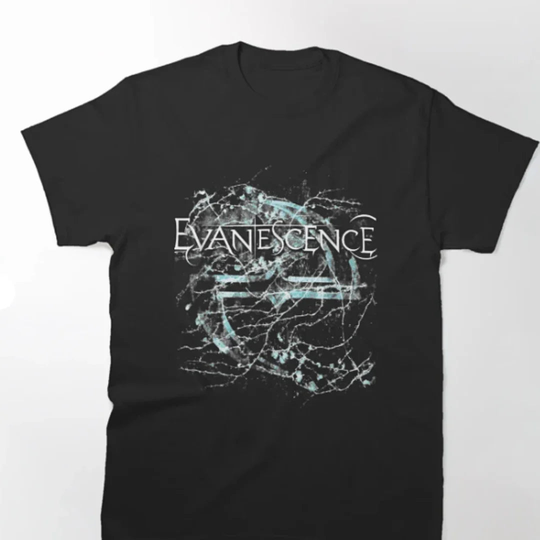 Camiseta Básica Evanescence Band - preto