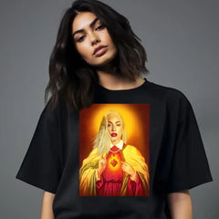 Camiseta Básica Lady Gaga Funny Meme