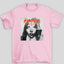 Camiseta Básica Lady Gaga Mayhem Alternative Cover- rosa bebe