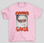 Camiseta Básica Lady Gaga Mayhem Eye- rosa bebe