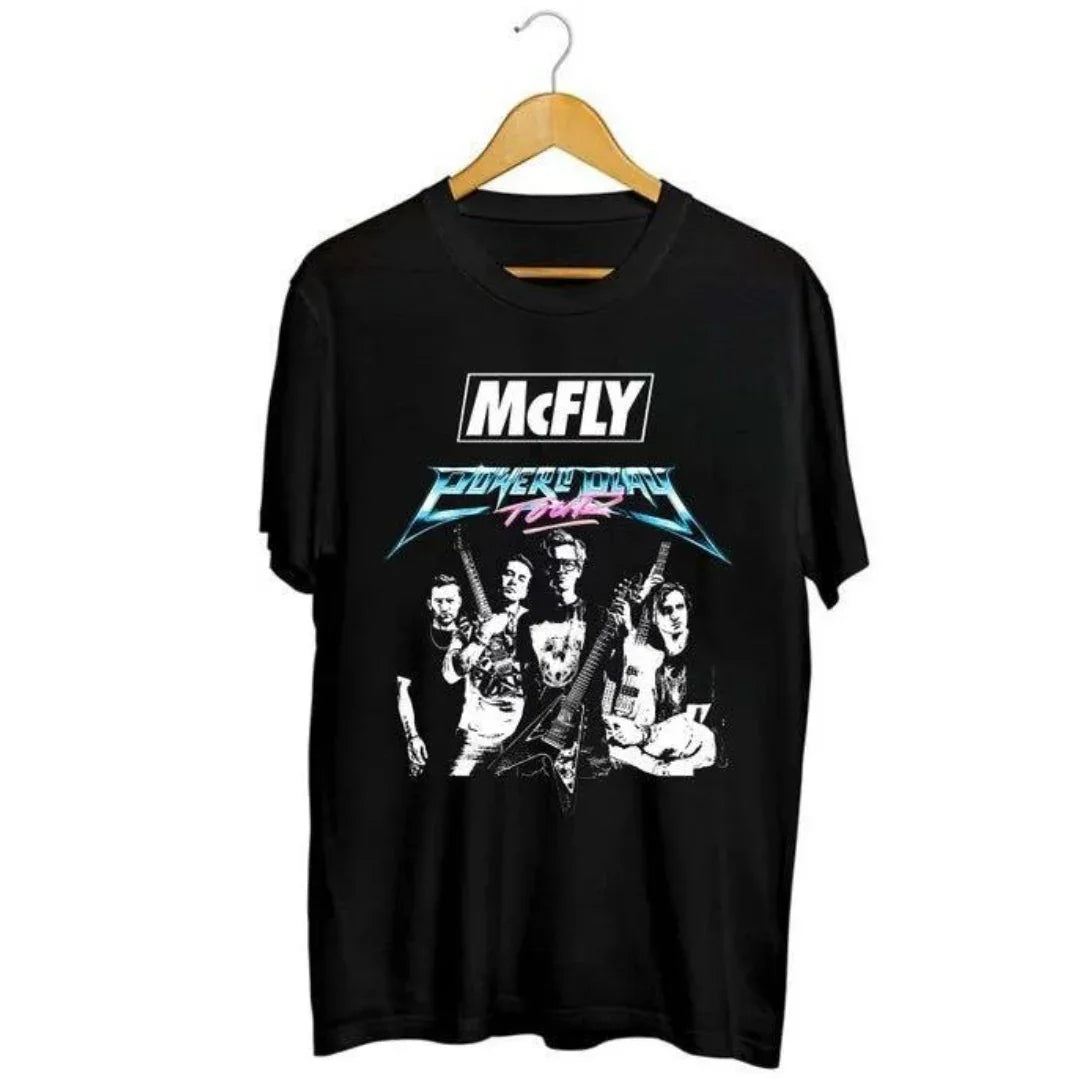 Camiseta Básica McFLY Power To Play Tour - preto