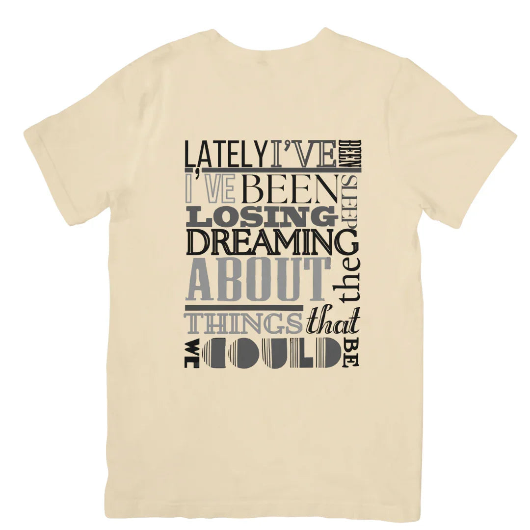 Camiseta Básica OneRepublic Counting Stars - pérola