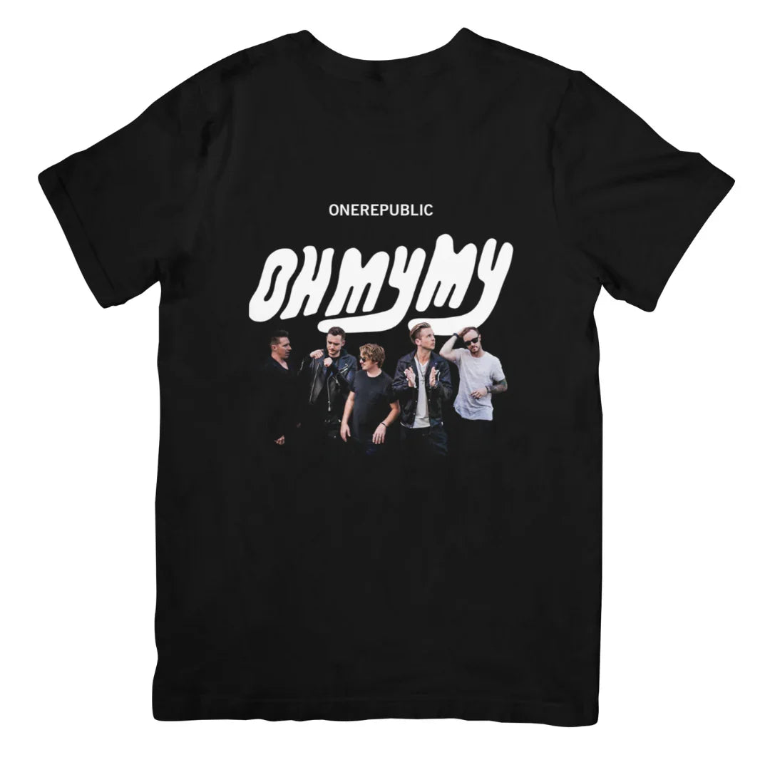 Camiseta Básica OneRepublic Oh My My  - preto