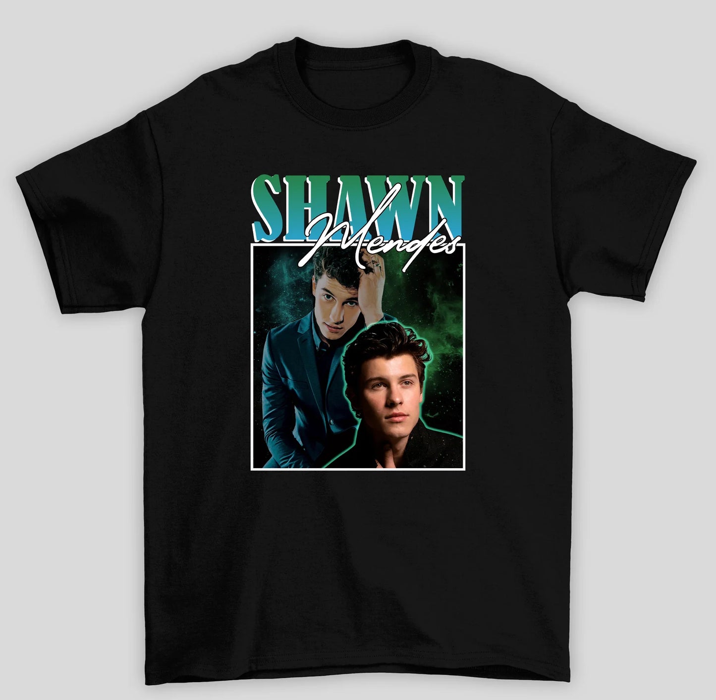 Camiseta Básica Shawn Mendes - preto