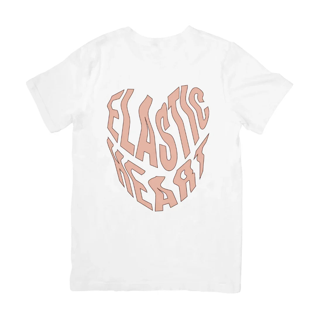 Camiseta Básica Sia Elastic Heart-BRANCO