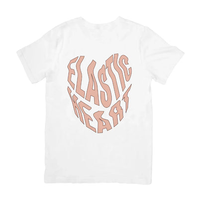 Camiseta Básica Sia Elastic Heart-BRANCO