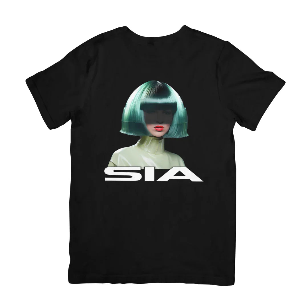 Camiseta Básica Sia I'm Invencible-PRETO