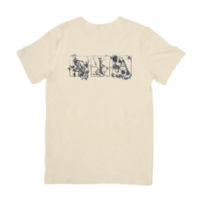 Camiseta Básica Sia Name Flowers-PEROLA