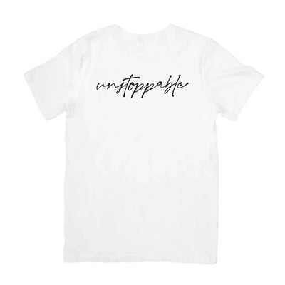 Camiseta Básica Sia Unstoppable-BRANCO