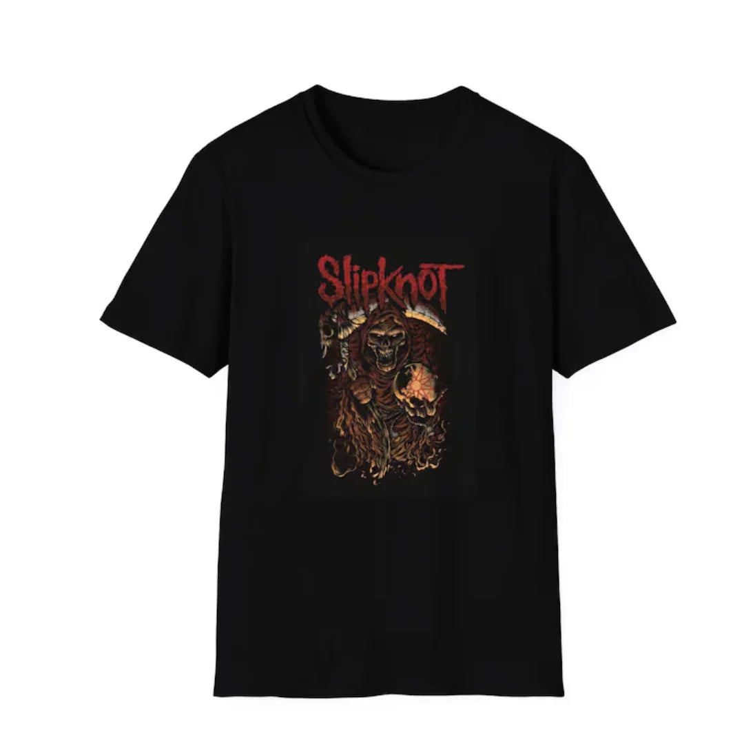 Camiseta Básica Slipknot Aesthetic - preto