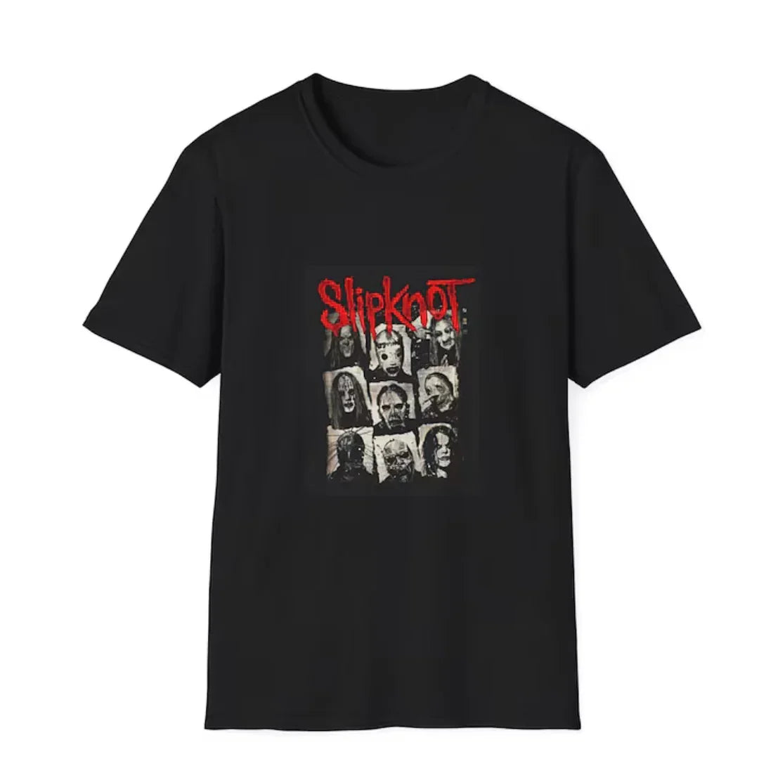 Camiseta Básica Slipknot Band - preto