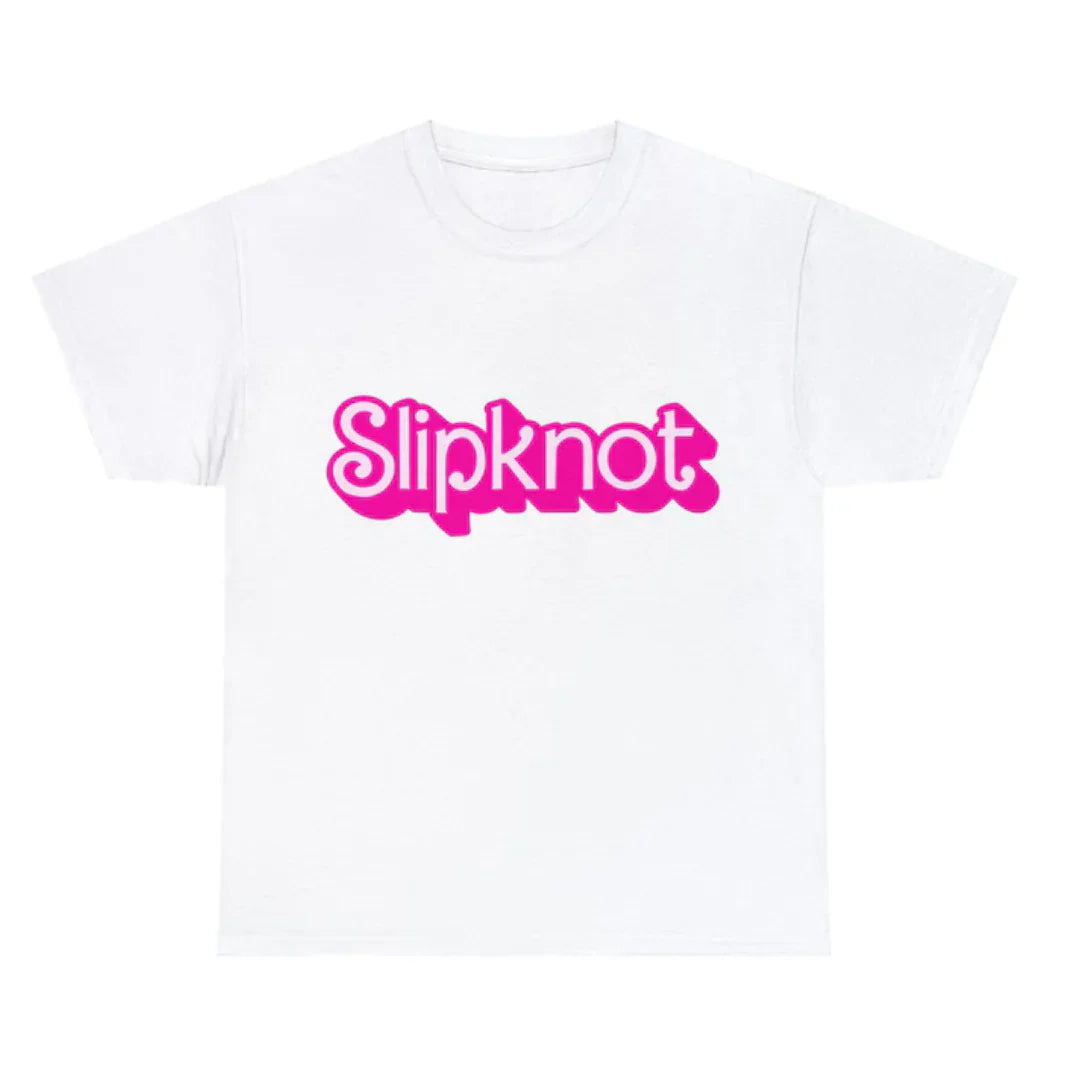 Camiseta Básica Slipknot Barbie - branco